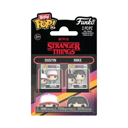 Stranger Things Bitty Funko POP! Vinyl 2 db-os figura csomag Dustin & Mike termékfotó