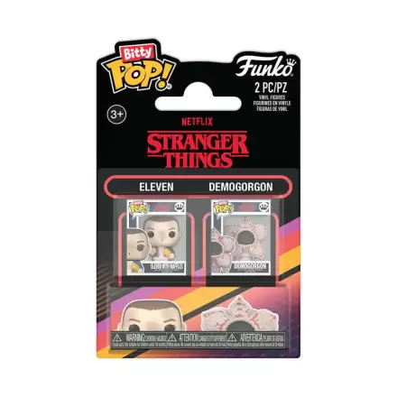 Stranger Things Bitty Funko POP! Vinyl 2 db-os figura csomag Eleven&Demogorgon termékfotó