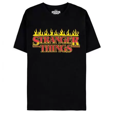 Stranger Things Fire Logo póló termékfotója