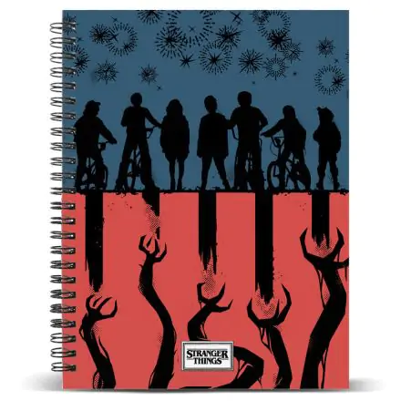 Stranger Things Flag A4 keményfedeles jegyzetfüzet termékfotó