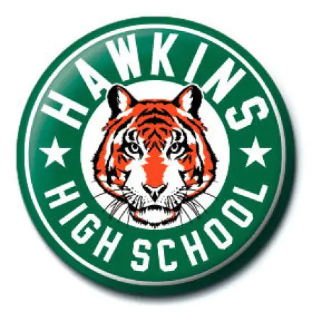 Stranger Things Hawkins High School kitűző termékfotó