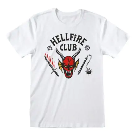 Stranger Things Hellfire Club Logo White póló termékfotó
