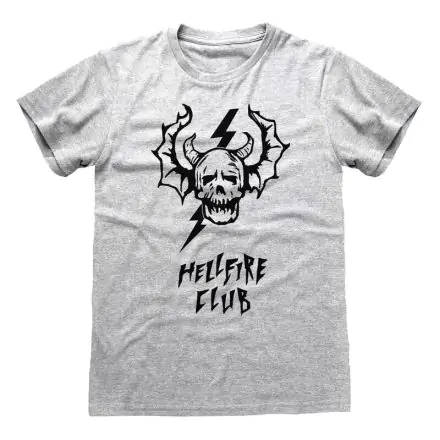 Stranger Things Hellfire Skull póló termékfotó