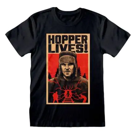 Stranger Things Hopper Lives póló termékfotó
