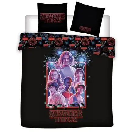 Stranger Things mikroszálas ágyneműhuzat kétszemélyes ágyra termékfotó