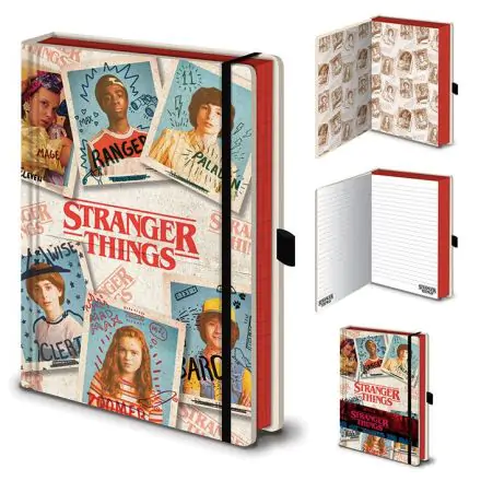 Stranger Things Polaroid prémium jegyzetfüzet termékfotó