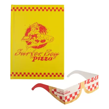 Stranger Things Surfer Boy Pizza jegyzetfüzet  termékfotó