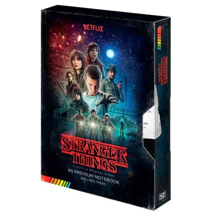 Stranger Things VHS A5 prémium jegyzetkönyv termékfotója