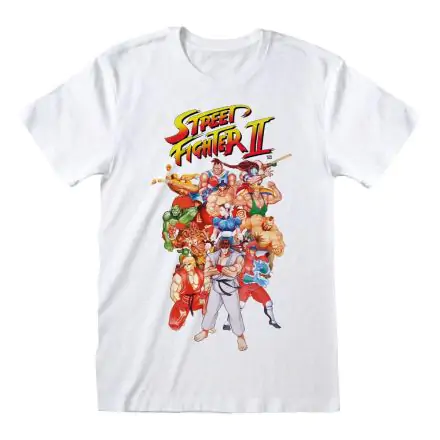 Street Fighter 2 Group Shot White póló termékfotó