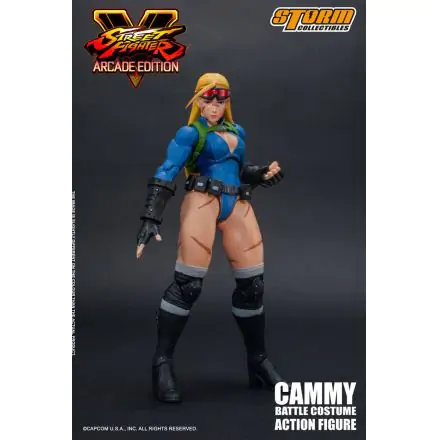 Street Fighter V Arcade Edition 1/12 Cammy Battle Costume akciófigura 15 cm termékfotó