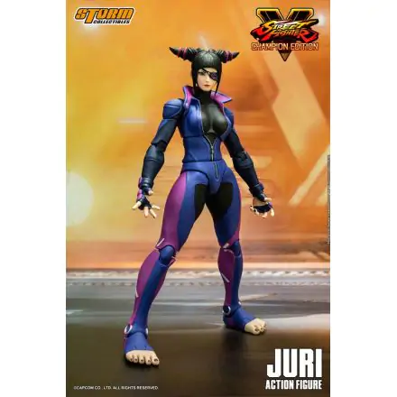 Street Fighter V Champion Edition 1/12 Juri Han akciófigura 18 cm termékfotó