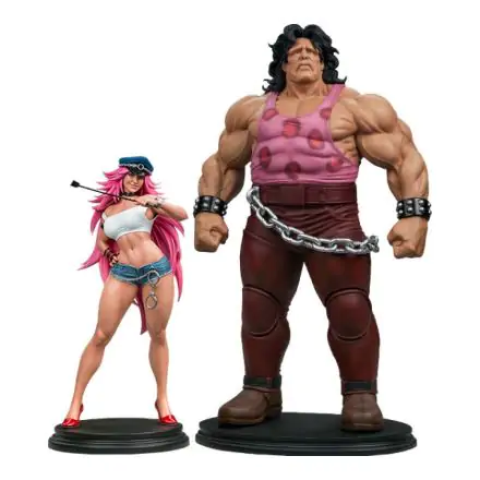 Street Fighter1/4 Mad Gear Exclusive Hugo & Poison szobor figura csomag 43 - 67 cm termékfotó
