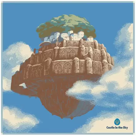 Studio Ghibli Castle in the Sky Laputa törölköző 40 x 40 cm termékfotó