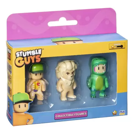 Stumble Guys: Wave 2 Inside Out + Kiara + T-Rex Guy 3 db-os gyűjtői figura csomag termékfotó