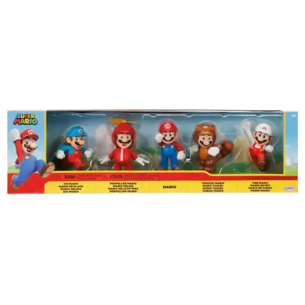 Super Mario Bros 5 db-os figura csomag  6cm termékfotója