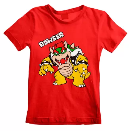 Super Mario Bros Bowser Text gyerek póló termékfotó