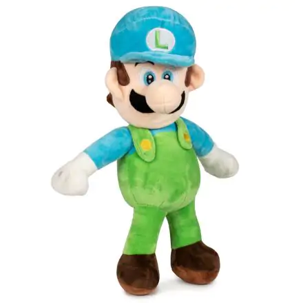 Super Mario Bros Kék Luigi plüssfigura 35cm termékfotó