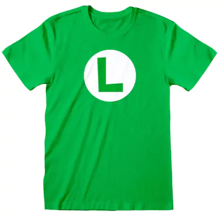 Super Mario Bros Luigi Badge felnőtt póló termékfotó