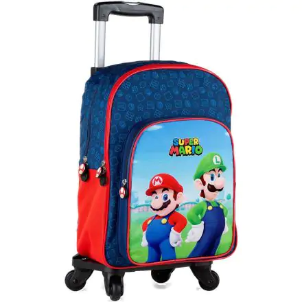 Super Mario Bros Mario and Luigi gurulós táska 42cm termékfotó