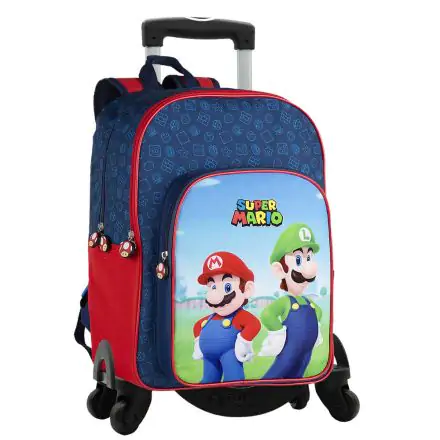 Super Mario Bros Mario and Luigi gurulós táska 42cm termékfotó