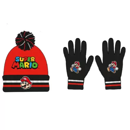 Super Mario Bros sapka és kesztyű csomag termékfotó