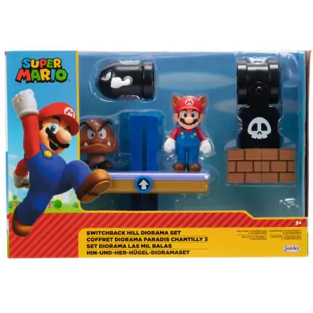 Super Mario Bros Switchback Hill diorama csomag 6cm termékfotója