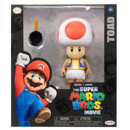 Super Mario Bros The Movie Toad figura 13cm termékfotója