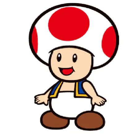 Super Mario Bros Toad 3D párna termékfotó