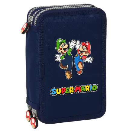 Super Mario Bros töltött tripla tolltartó 36db-os termékfotó