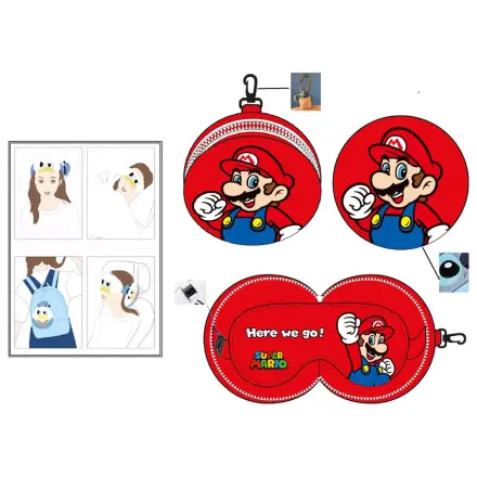 Super Mario Bros utazópárna és alvó maszk termékfotó