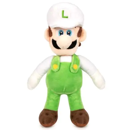Super Mario Bros White Luigi plüssfigura 35cm termékfotó