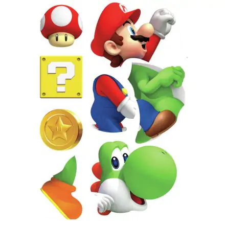 Super Mario Bros Yoshi and Mario dekormatrica termékfotó
