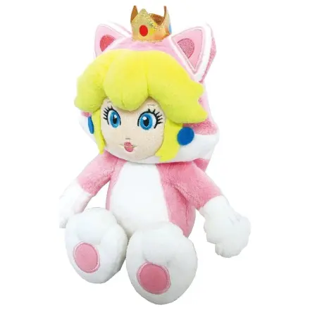 Super Mario Cat Peach plüss figura 22 cm termékfotó