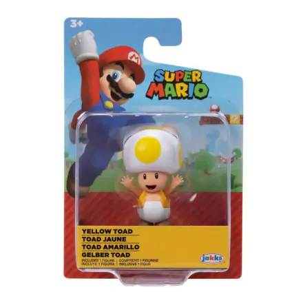 Super Mario figura Yellow Toad 6cm termékfotó