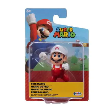 Super Mario figura Fire Mario 6cm termékfotója