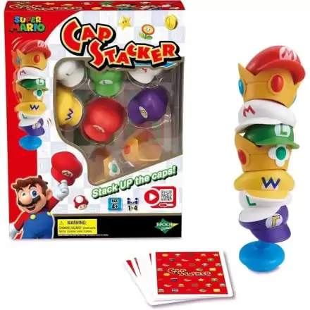 Super Mario game Cap Stacker társasjáték termékfotó