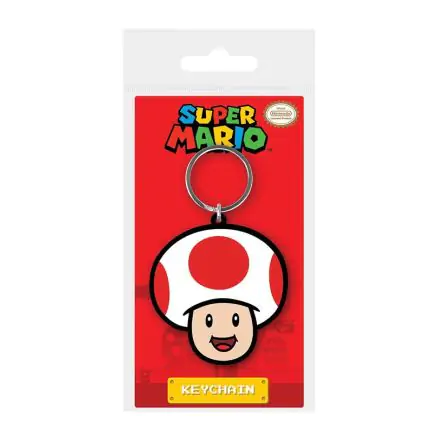 Super Mario gumis kulcstartó Toad 6 cm termékfotója