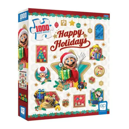 Super Mario Happy Holidays puzzle (1000 darab) termékfotó