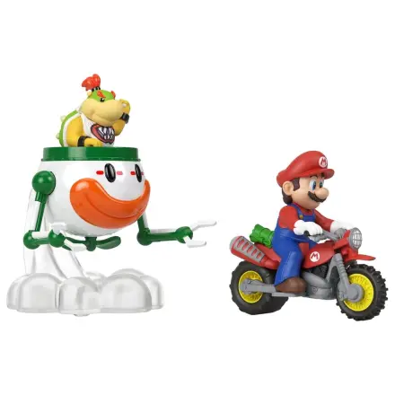 Super Mario Hot Wheels Die-Cast 1/64 Mario & Bowser Jr. 2 db-os csomag termékfotó
