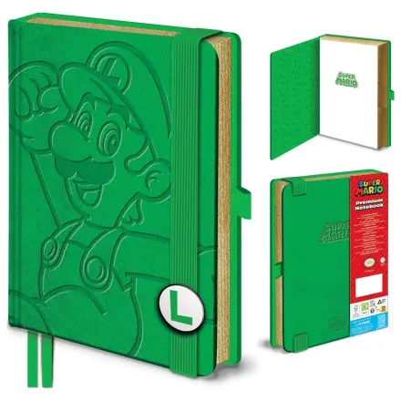 Super Mario Luigi A5 jegyzetfüzet termékfotó