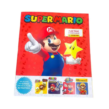 Super Mario Play Time Német nyelvű matrica album termékfotója