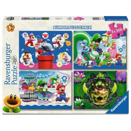 Super Mario puzzle 4x100db-os termékfotó