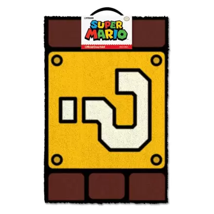 Super Mario Question Mark Block lábtörlő 40 x 60 cm termékfotó