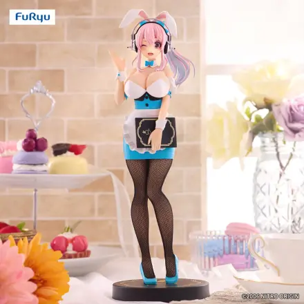 Super Sonico BiCute Bunnies Waitress Light Blue Color Ver. PVC szobor figura 28 cm termékfotó