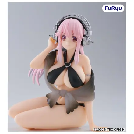 Super Sonico Noodle Stopper Super Sonico Swimsuit Black Color Ver. PVC szobor figura 10 cm termékfotó