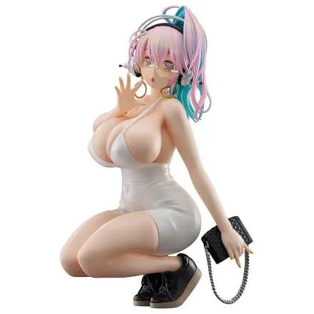 Super Sonico Pop Up Parade Super Sonico: 15th Mini Dress Ver. L Size PVC szobor figura 20 cm        termékfotó