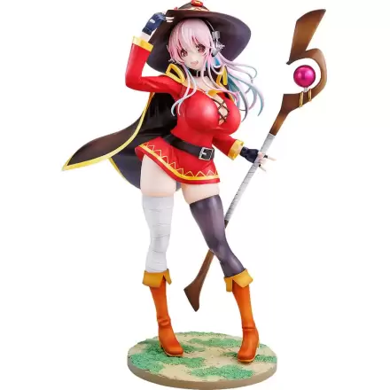 Super Sonico x Konosuba 1/7 Super Sonico Megumin collaboration Ver. PVC szobor figura 25 cm termékfotó