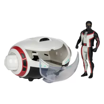 Superman (2025) DC Direct Super Powers Mr. Terrific & T-Craft akciófigura és jármű termékfotó