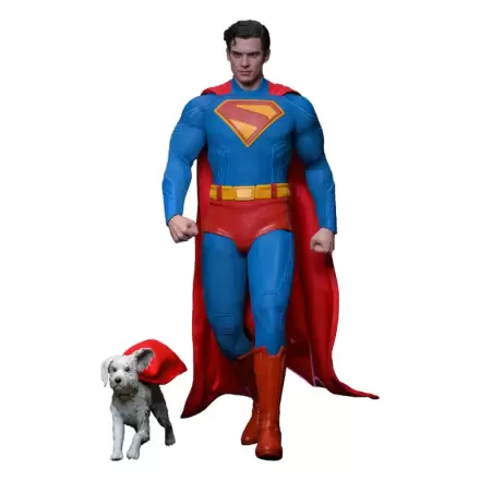 Superman (2025) Movie Masterpiece akciófigura 1/6 Superman & Krypto 33 cm termékfotó