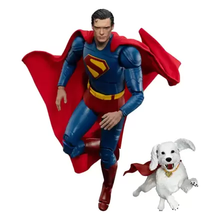 Superman (2025) Superman & Krypto akciófigura 21 cm termékfotó
